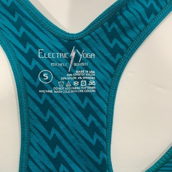 Electric Yoga Racerback Tank W/Built In Support - Picture 5 of 8